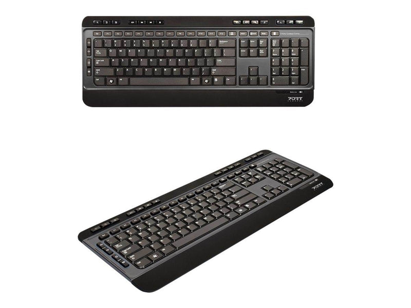 PORT Designs PORT Connect SILENT PACK 2 IN 1 - Tastatur & Maus Set - Englisch (US) - Grau