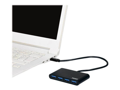 PORT Designs PORT Connect USB HUB 4 PORTS TYPE C USB-Hubs - 4 - Schwarz