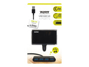 PORT Designs PORT Connect USB-Hubs - USB 3.2 - 4 - Grau