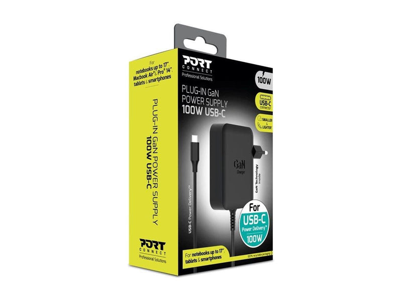 PORT Designs PORT Connect power adapter - GaN II - USB-C - 100 Watt