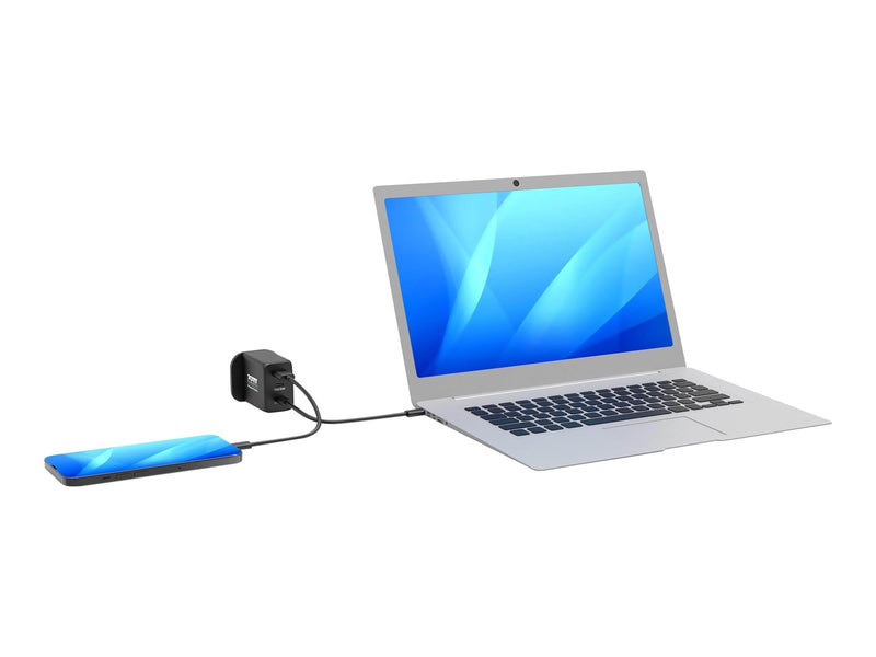 PORT Designs PORT Connect power adapter - USB 2 x USB-C - 65 Watt