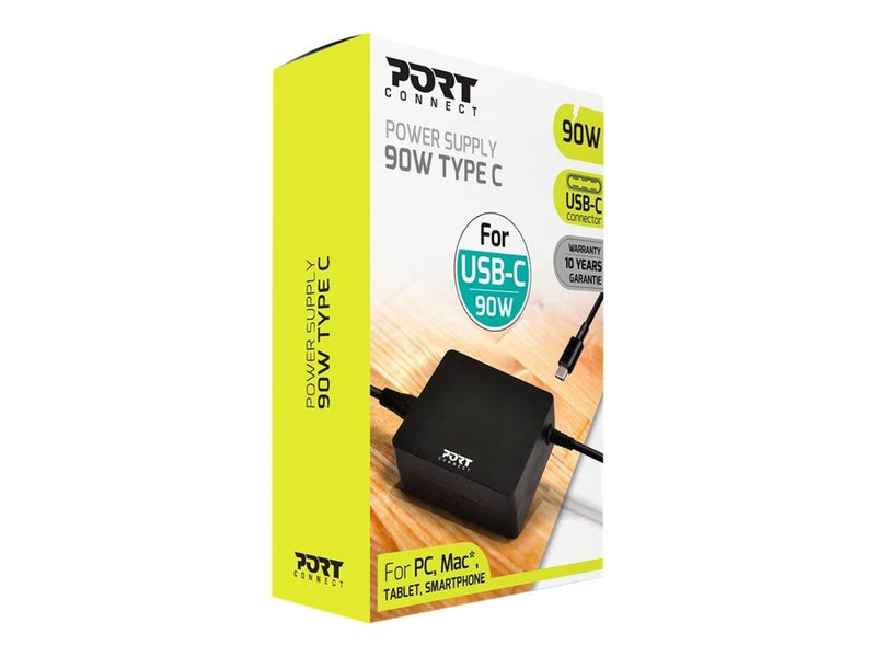 PORT Designs Power Supply USB-C 90W EU /900098