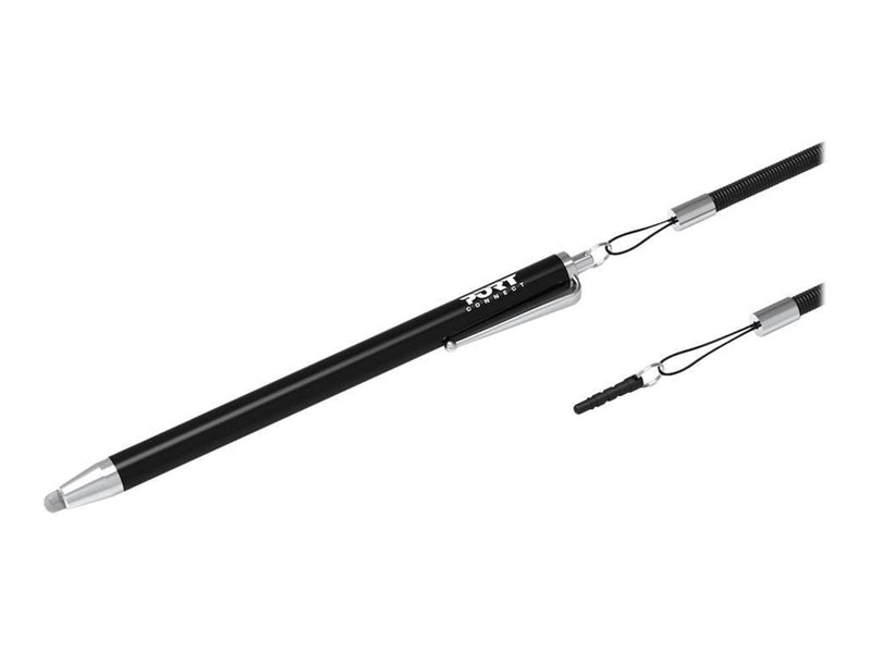 PORT Designs - stylus for mobile phone tablet notebook - with spring cable