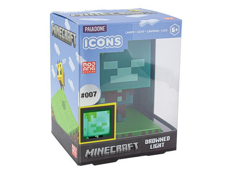 Paladone Minecraft Drowned Zombie Icon Light