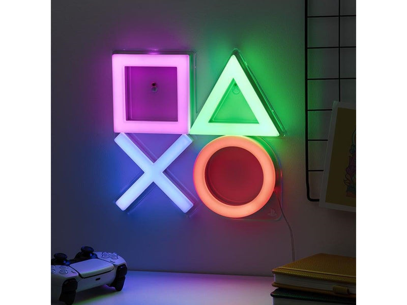 Paladone - PlayStation Wall Mountable LED Neon Light - Lampe