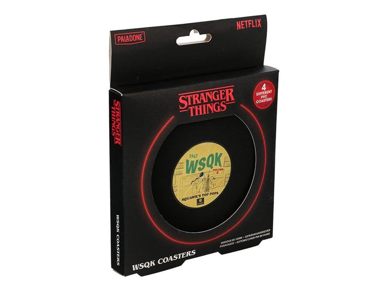 Paladone - Stranger Things 5 WSQK PVC Coasters - Untersetzer
