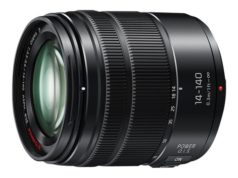 Panasonic H-FS14140E9K - zoom lens - 14 mm - 140 mm