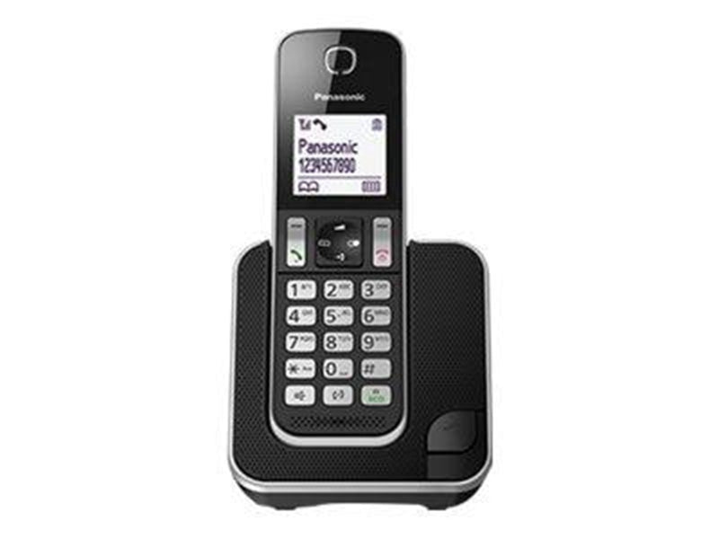 Panasonic KX-TGD310 - cordless phone with caller ID/call waiting - 3-way call capability
