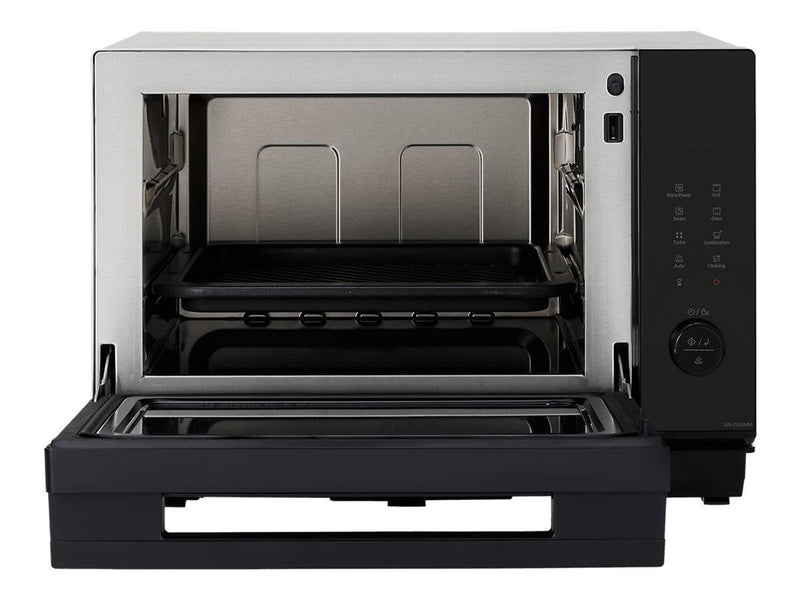Panasonic NN-DS59NMETG - microwave oven with convection and grill - freestanding - silver/matt black