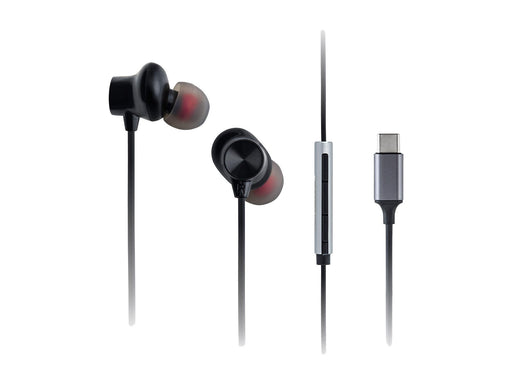 Panasonic RP-TCM225 - earphones with mic - USB-C