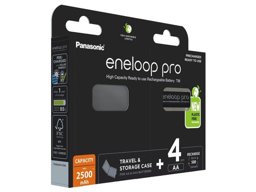 Panasonic eneloop pro BK-3HCDEC4BE battery - 4 x AA type - NiMH