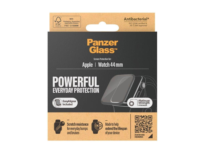PanzerGlass Apple Watch Series 4 | 5 | 6 | SE 44mm | Screen Protector Glass