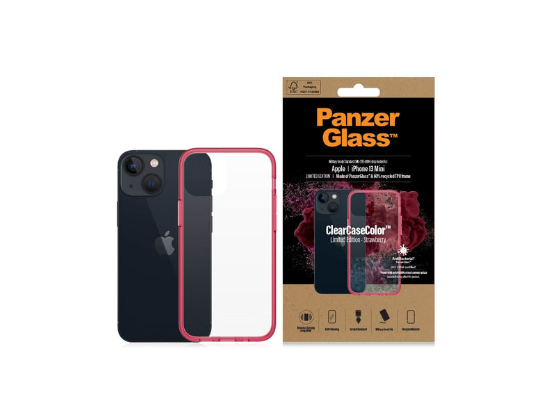 PanzerGlass ClearCaseColor™ Apple iPhone 13 Mini - Strawberry