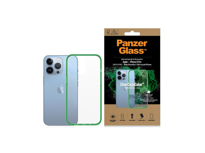 PanzerGlass ClearCaseColor™ Apple iPhone 13 Pro - Lime