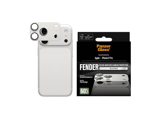 PanzerGlass Fender Camera Protector Silver iPhone 17 Pro