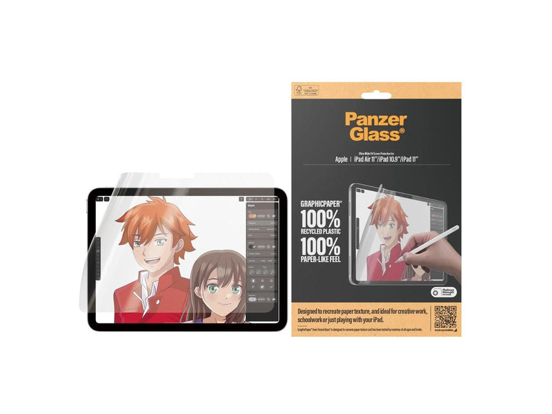 PanzerGlass GraphicPaper® Screen Protector iPad Air 11'' (2024-2026) | iPad 11'' (2025-2026) | iPad 10.9'' (2022) | Ultra-Wide Fit