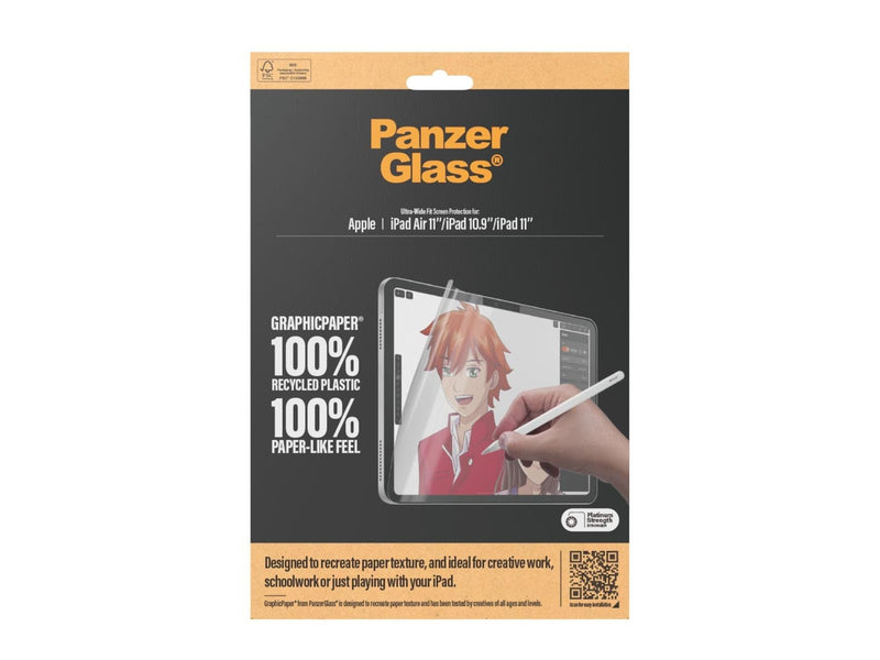 PanzerGlass GraphicPaper® Screen Protector iPad Air 11'' (2024-2026) | iPad 11'' (2025-2026) | iPad 10.9'' (2022) | Ultra-Wide Fit