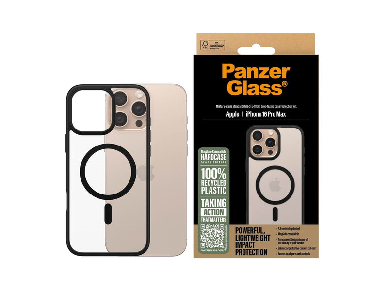 PanzerGlass HardCase Black MagSafe iPhone 16 Pro Max