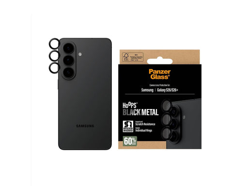 PanzerGlass Hoops® Camera Lens Protector Black Samsung Galaxy S26 | S26+