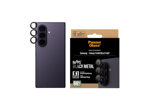 PanzerGlass Hoops® Camera Lens Protector Black Samsung Galaxy Z Fold8 Ultra | Z Fold7