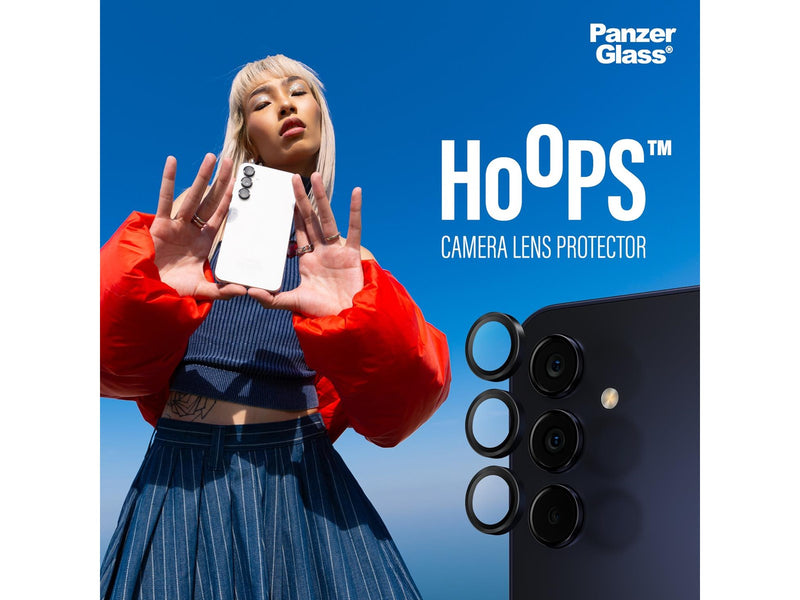 PanzerGlass Hoops™ Camera Lens Protector Samsung Galaxy A15 | A15 5G | Black