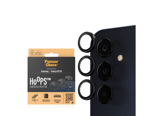 PanzerGlass Hoops™ Camera Lens Protector Samsung Galaxy A25 5G | Black