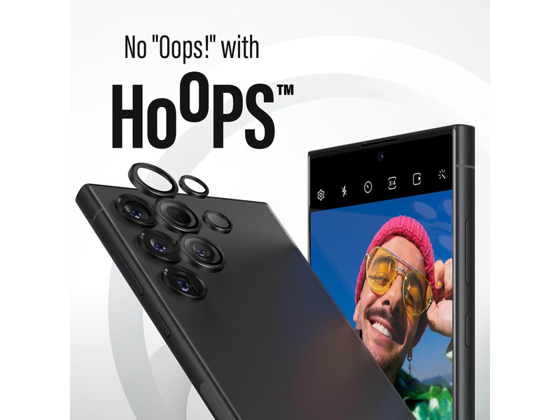 PanzerGlass Hoops™ Camera Lens Protector Samsung Galaxy S24 Ultra | Black