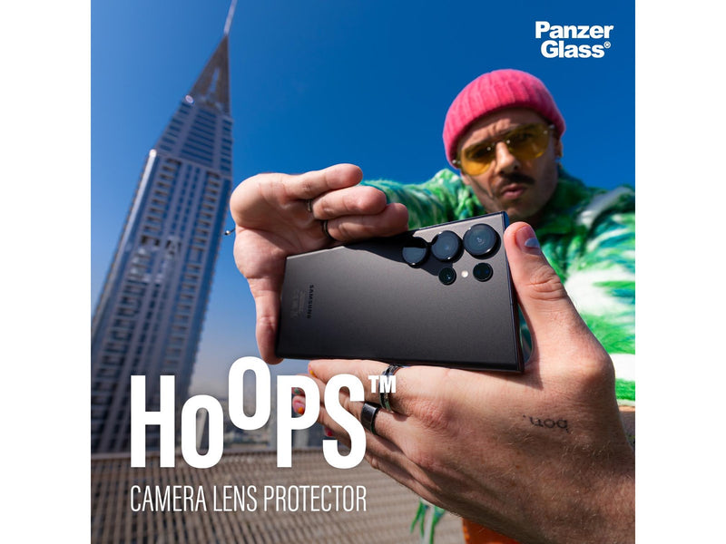 PanzerGlass Hoops™ Camera Lens Protector Samsung Galaxy S24 Ultra | Black