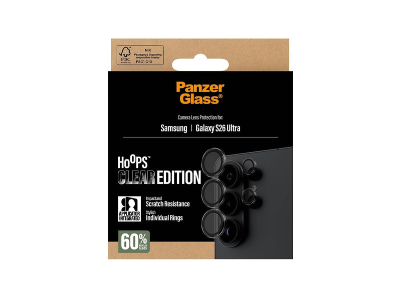 PanzerGlass Hoops® Camera Lens Protector Transparent Samsung Galaxy S26 Ultra