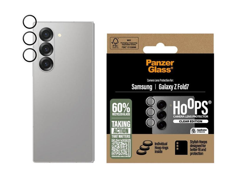 PanzerGlass Hoops® Camera Lens Protector Transparent Samsung Galaxy Z Fold8 Ultra | Fold7