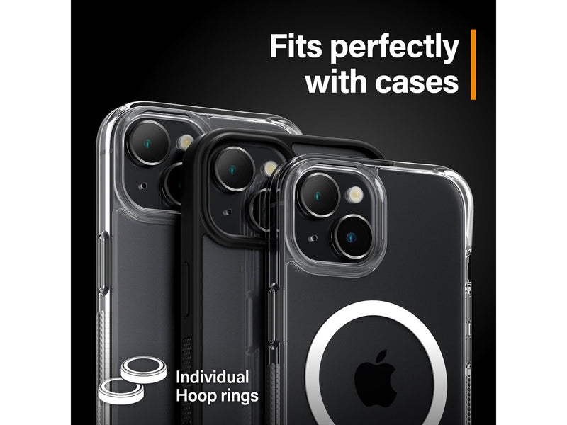 PanzerGlass Hoops™ Camera Lens Protector iPhone 15 | 15 Plus | Black