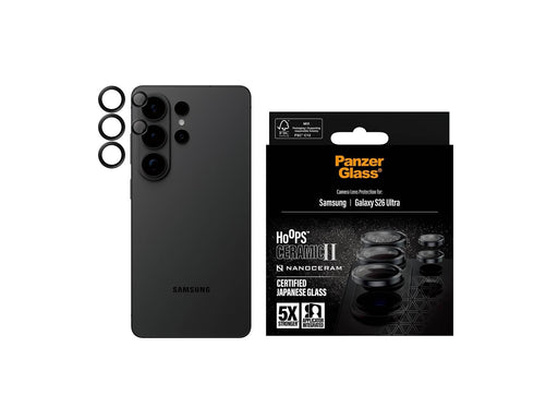 PanzerGlass Hoops® Ceramic II Camera Lens Protector Samsung Galaxy S26 Ultra