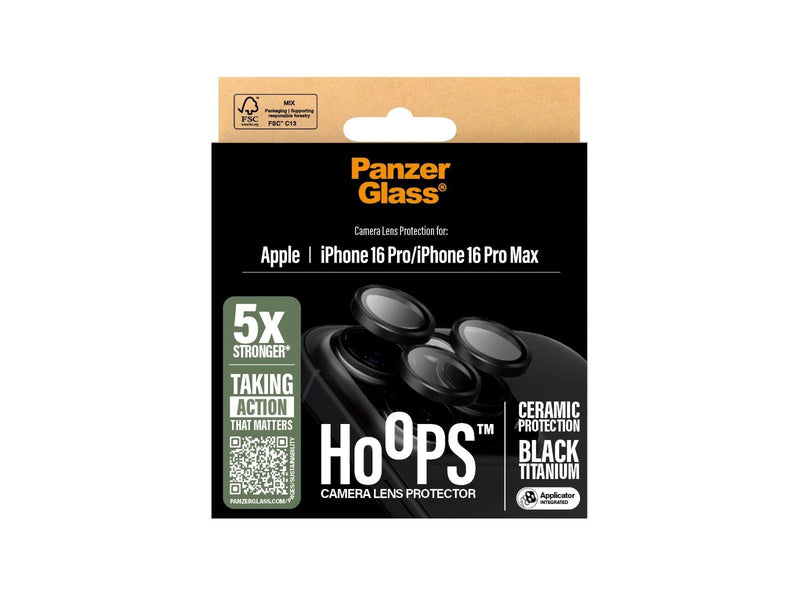 PanzerGlass Hoops™ Ceramic Lens Protector iPhone 16 Pro | 16 Pro Max