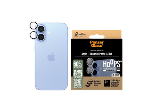 PanzerGlass Hoops™ Transparent Lens Protector iPhone 16 | 16 Plus