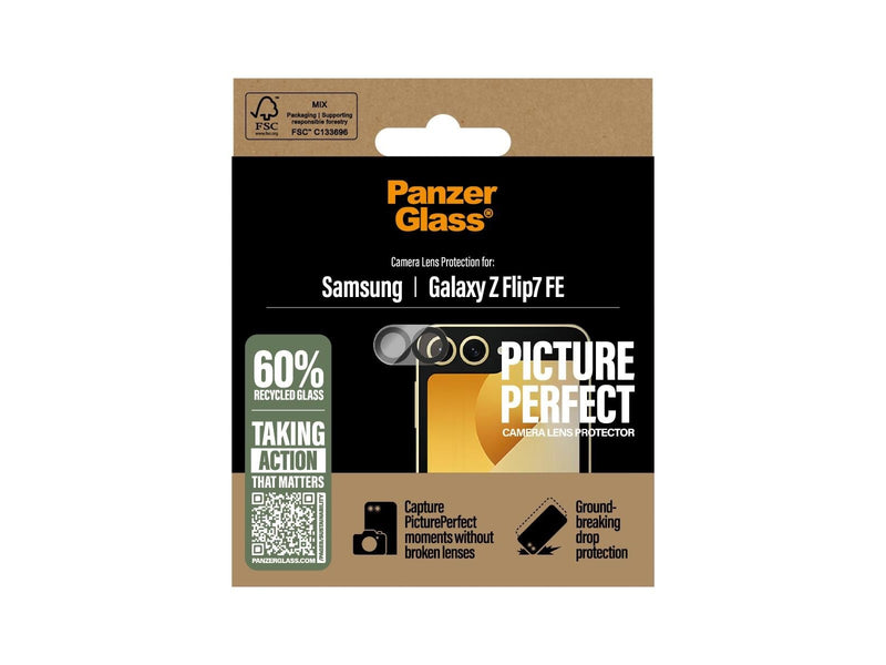 PanzerGlass PicturePerfect Camera Lens Protector Samsung Galaxy Z Flip7 FE