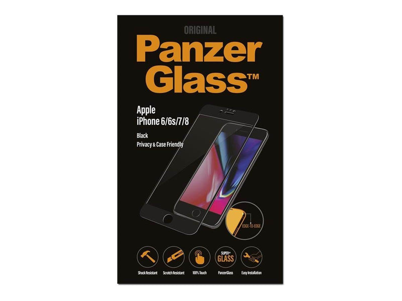 PanzerGlass Privacy Screen Protector Apple iPhone SE (2020/2022) | 8 | 7 | 6 | 6s | Edge-to-Edge