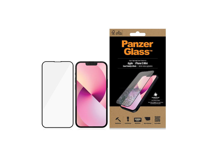 PanzerGlass Screen Protector Apple iPhone 13 Mini | Edge-to-Edge