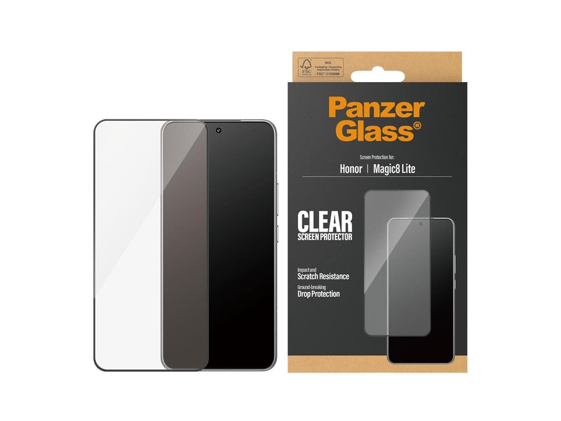 PanzerGlass Screen Protector Honor Magic8 Lite | Ultra-Wide Fit