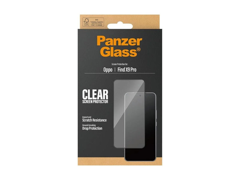 PanzerGlass Screen Protector OPPO Find X9 Pro | Ultra-Wide Fit