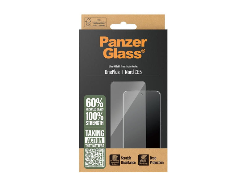 PanzerGlass Screen Protector OnePlus Nord CE 5 | Ultra-Wide Fit