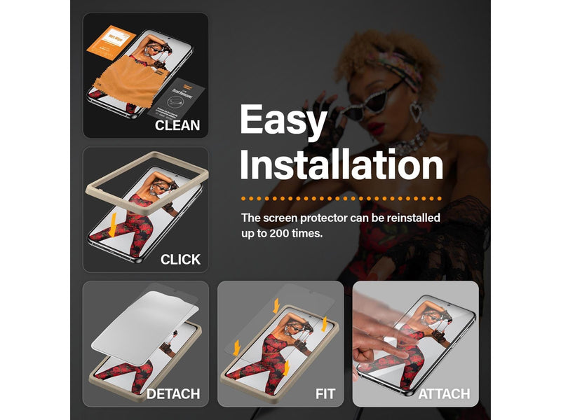 PanzerGlass Screen Protector Samsung Galaxy S23 Plus | Ultra-Wide Fit w. EasyAligner