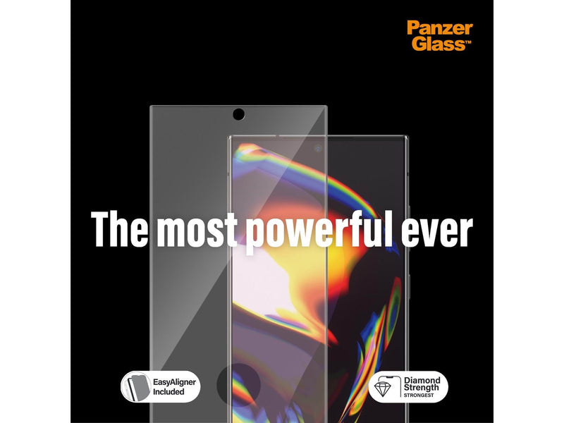 PanzerGlass Screen Protector Samsung Galaxy S23 Ultra | Ultra-Wide Fit w. EasyAligner