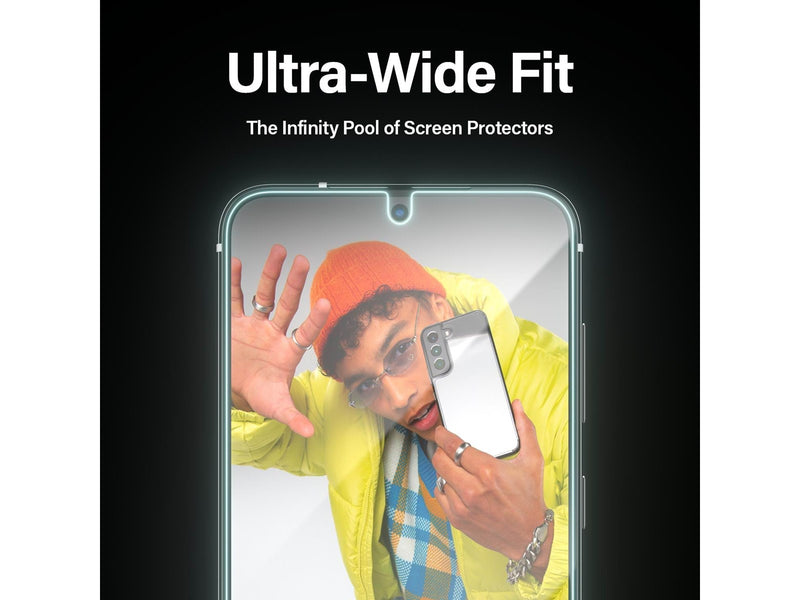 PanzerGlass Screen Protector Samsung Galaxy S23 | Ultra-Wide Fit w. EasyAligner