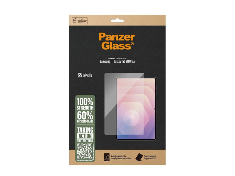 PanzerGlass Screen Protector Samsung Galaxy Tab S11 Ultra | Ultra-Wide Fit