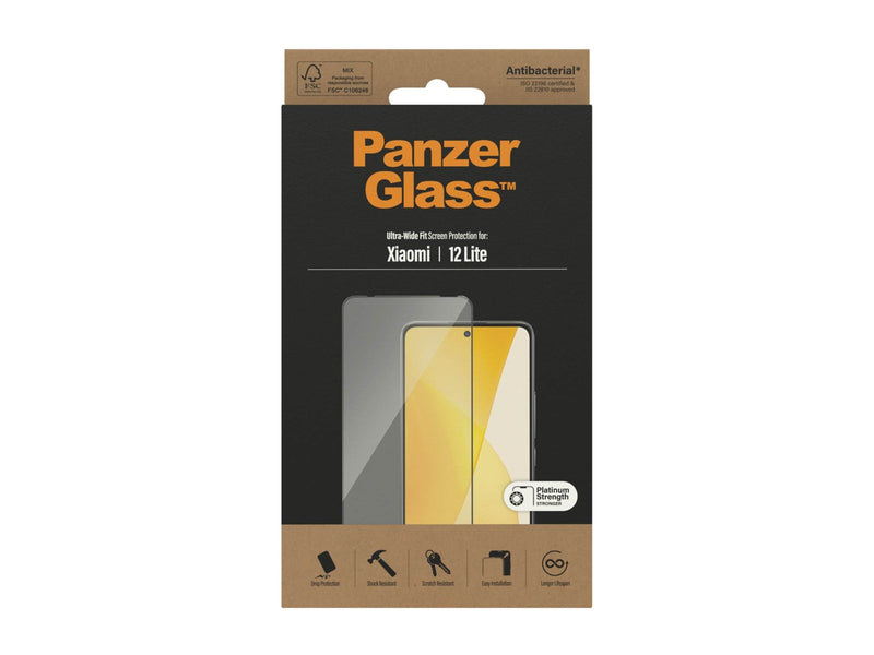 PanzerGlass Screen Protector Xiaomi 12 Lite | Ultra-Wide Fit