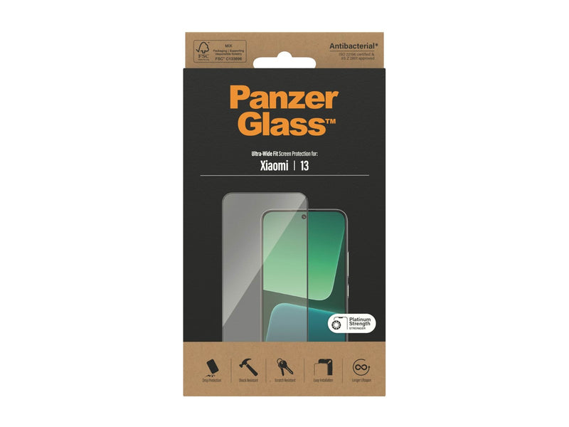 PanzerGlass Screen Protector Xiaomi 14 | 13 | Ultra-Wide Fit