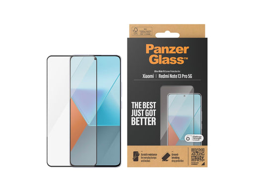PanzerGlass Screen Protector Xiaomi Redmi Note 13 Pro 5G | Ultra-Wide Fit