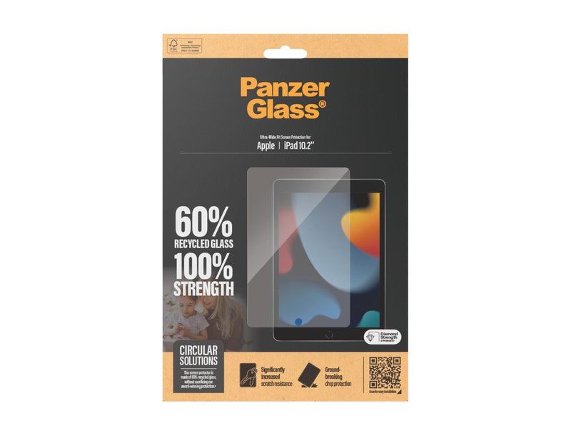 PanzerGlass Screen Protector iPad 10.2'' (2019-2021) | Ultra-Wide Fit