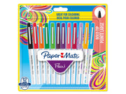 Paper Mate Flair Filzstifte | Fette Spitze (1,2 mm) | Verschiedene Farben | 12 Stück