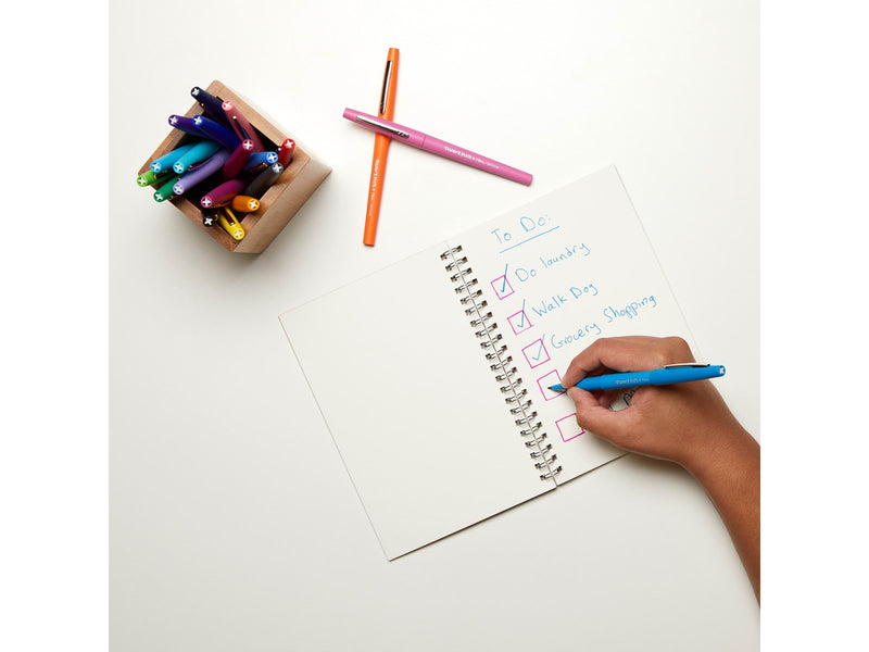 Paper Mate Flair Filzstifte | mittlere Spitze (0,7 mm) | gemischte Farben | 8 Stück